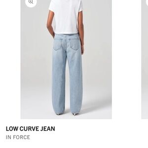 NWT AGOLDE Low Curve in Force